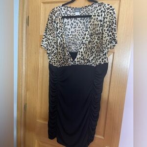 Cheetah dress size 3x